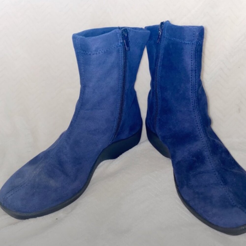Arcopedico Womens Comfort Booties Navy Blue Size 39